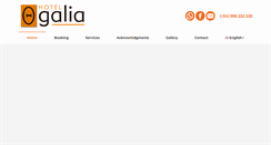 Desktop Screenshot of hotelogalia.es